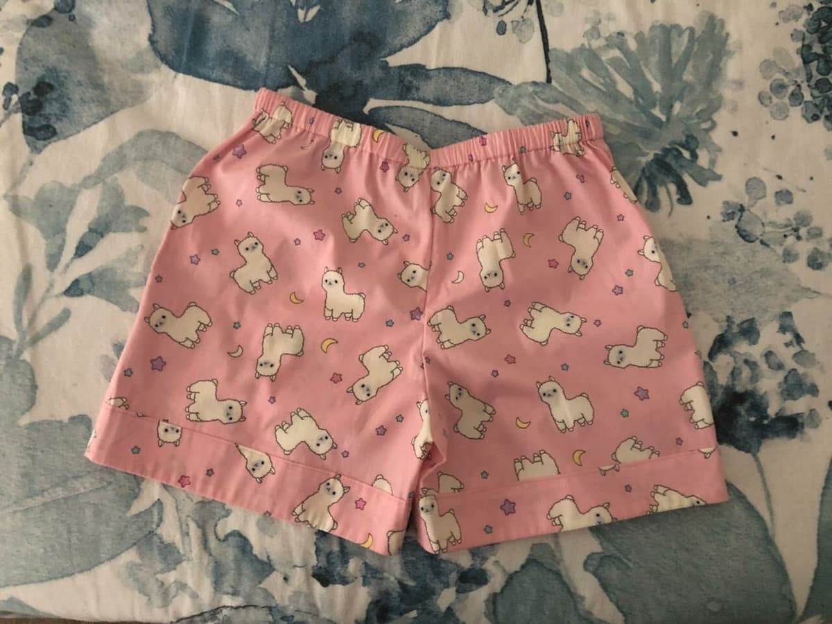 Completed sewing project